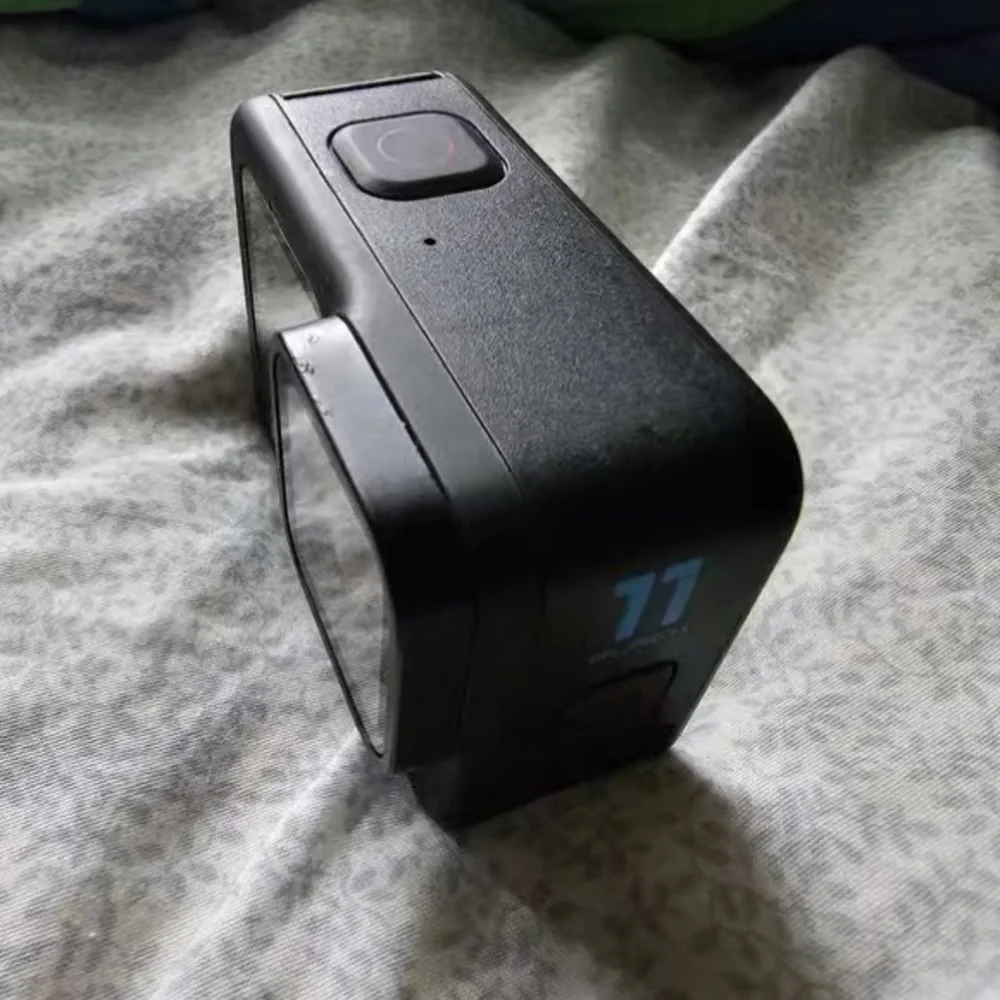 GoPro Black and Gray Camera Case with Accessories